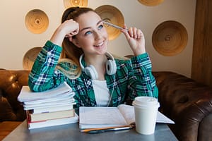 studying